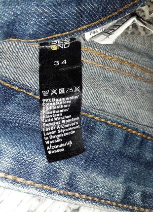 Джинсовые шорты бриджи yes or no размер 34/xs-s6 фото