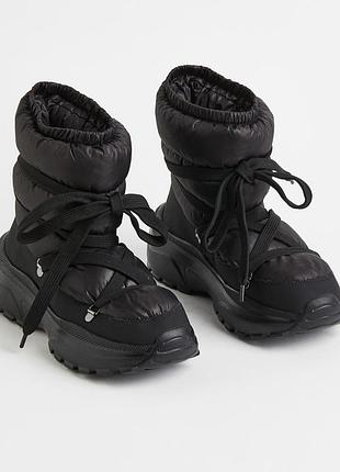 Ботинки дутики h&m