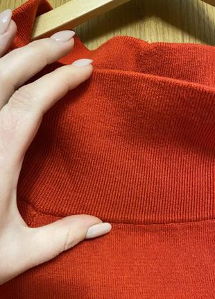 Стильный нарядный модный красный джемпер 50-54 р8 фото