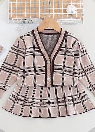 Дитячий костюм кофта спідниця