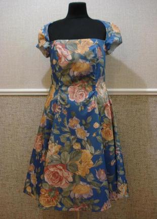 Винтажное летнее платье с принтом бренд chou chou