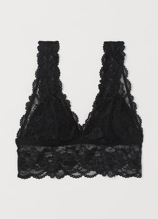 Новый кружевной топ, лиф h&m