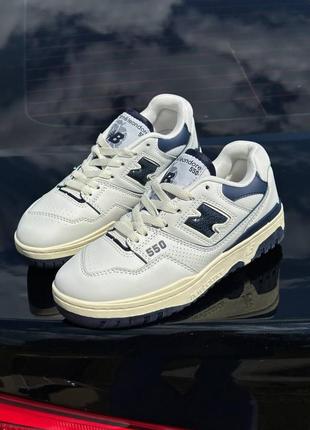 Кросівки nb 550 grey navy blue