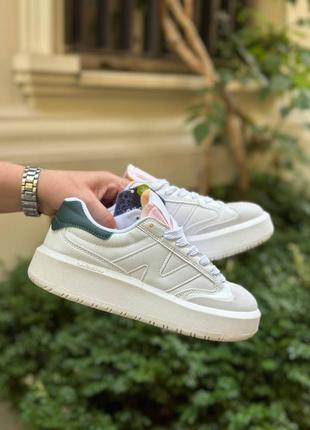 Кроссовки nb ct302 white green5 фото