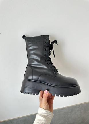Ботинки кожаные зимние внутри натуральный мех😍🫶