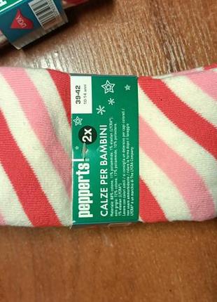 Набір з 2-х новорічних шкарпеткок махрових3 фото