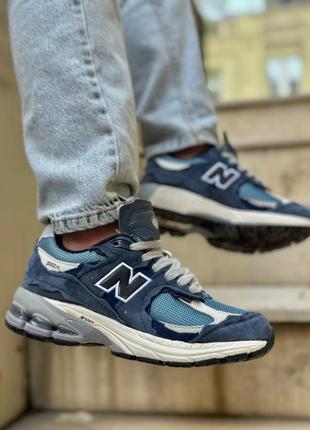 Кросівки nb 2002r protection pack navy8 фото
