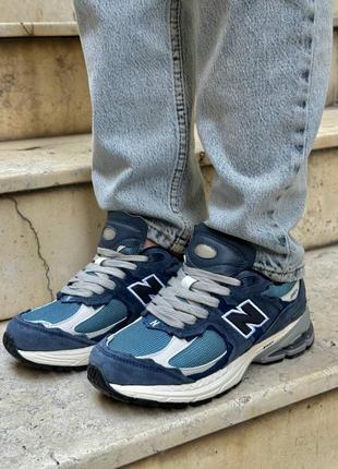 Кросівки nb 2002r protection pack navy2 фото