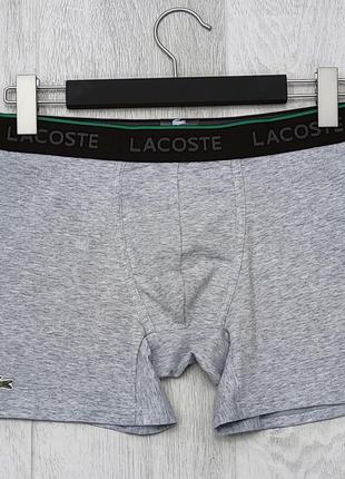 Набір чоловічих трусів 3-5 шт. боксерів lacoste в коробці. повномірна  модель. преміум якість7 фото