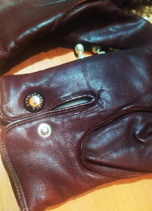 Нереально крутящиеся зимние мужские кожаные варежки кожаные зимние перчатки willington английская5 фото