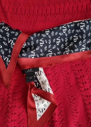 Трикотажна мереживна сукня boden шовковий шарф у подарунок5 фото
