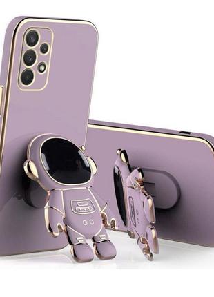 Чехол к samsung galaxy a32 5g, astronaut, фиолетовый