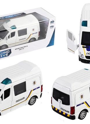 Автомодель techno drive mercedes benz sprinter поліція, 250294