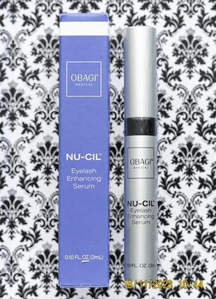 Сыворотка для укрепления и роста ресниц obagi eyelash enhancing serum 3 мл1 фото