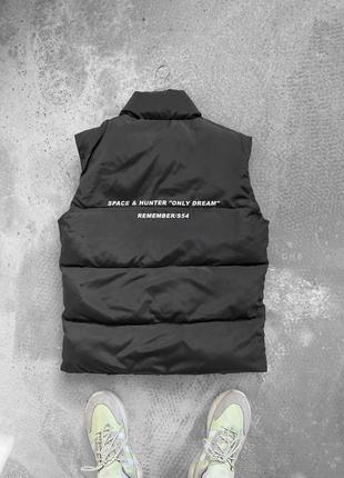 Унисекс жилетка. женские и мужские размеры 16, жилетка водоотталкивающая плащевка+ экопух