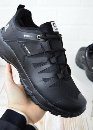 Salomon goretex кросівки термо гортекс саломон чоловічі чорні осінні зимові євро зима водонепроникні відмінна якість
