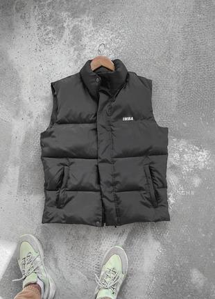 Унисекс жилетка. женские и мужские размеры 16, жилетка водоотталкивающая плащевка+ экопух