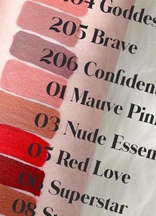 Рідка матова помада matte liquid lipstick 03 nude essence темний нюдовий фармасі farmasi 13036977 фото