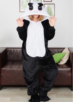 Пижама кигуруми панда детский и взрослый кегуруми слип кенгуруми комбинезон кингуруми