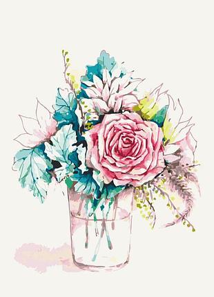 Картина по номерам "первый букет" art craft 13137-ac 40х50 см