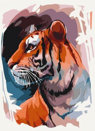 Картина за номерами тигр bambi 30х40 см (11669-nn)