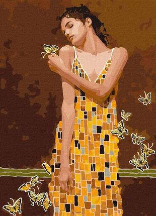 Картина за номерами "в обіймах метеликів" ©tolstukhin artem ідейка 40х50 см, кно2600