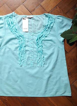 Річна блуза вільного крою, vila, 2 кольори, s і m.