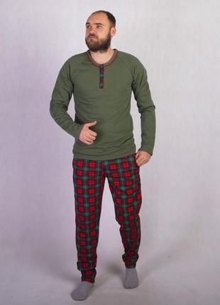 Чоловіча тепла пижама піжама2 фото