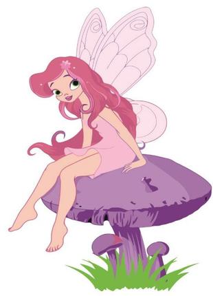 Набор для росписи по номерам фея на грибочке strateg с лаком 30х30см, es072