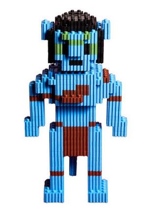 Конструктор детский  аватар, 380 дет., размер деталей 0,9см, vita toys, vtk0104