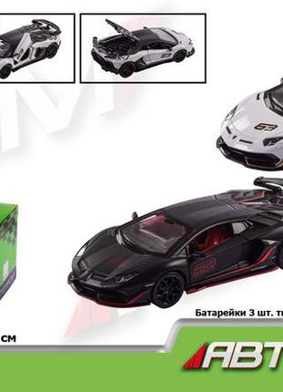 Машина металлическая автопром, 2 цвета, 1:32 lamborghini aventador svj, 68472