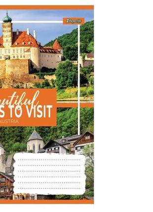 Зошит, 60л, клітинка, small towns, 10шт в упаковці, 766055
