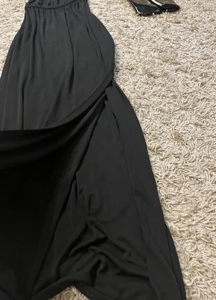 Довга сукня з розрізами3 фото