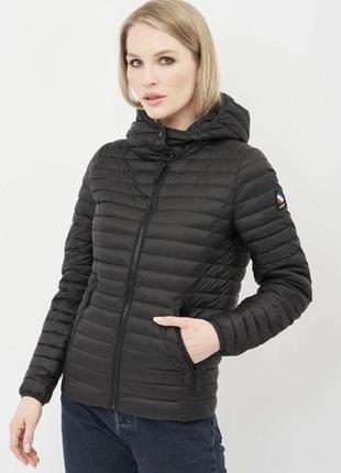 Пуховик superdry с капюшоном 42-xl