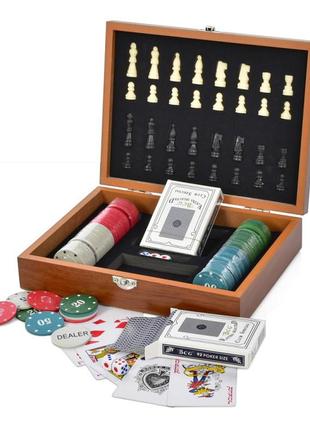 Настільна гра покер-шахи bambi фішки з номіналом, xq120991 фото