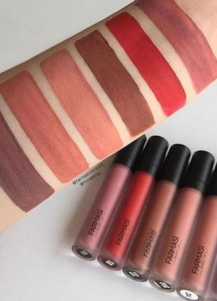 Жидкая матовая помада matte liquid lipstick 08 sunset breeze солнечный бриз фармаси 13037019 фото