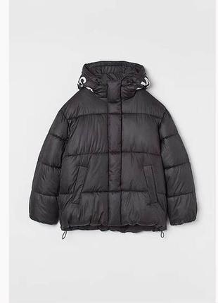 Стеганая оверсайз куртка h&m