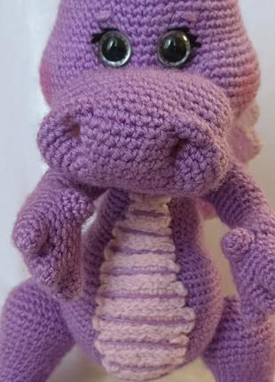 Игрушка вязаная дракоша