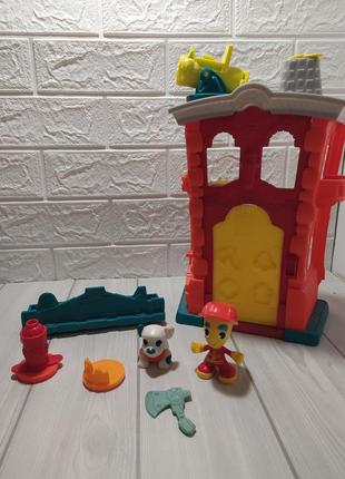 Набор play-doh "пожарная станция" hasbro b3415