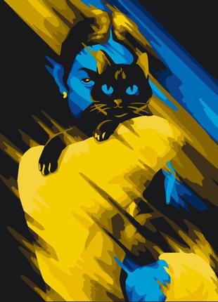 Картина по номерам уверенный взгляд bambi 40х50 см, 10398-nn