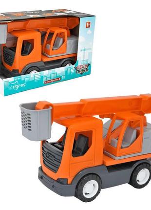 Машина іграшкова tech truck тигрес підйомник 29см. підйомник – це автомобіль із серії "tech truck". діти, які люблять спостерігати