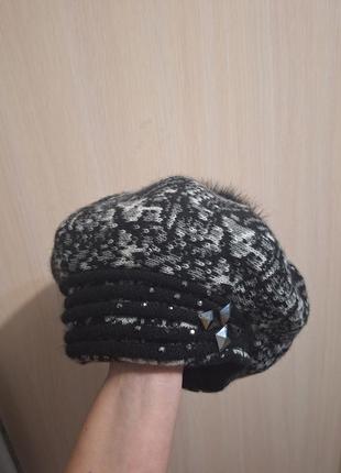 Берет зимний