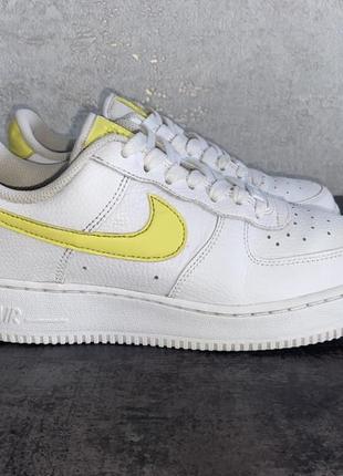 Кожаные кроссовки nike force 1, оригинал, р-р 38-38,5, стелька 25 см