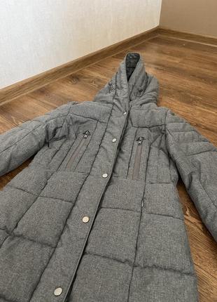 Пуховик зимовий, пальто зимове, курточка cropp outerwear розмір s4 фото