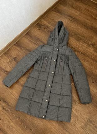 Пуховик зимовий, пальто зимове, курточка cropp outerwear розмір s5 фото