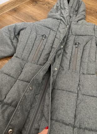 Пуховик зимовий, пальто зимове, курточка cropp outerwear розмір s8 фото
