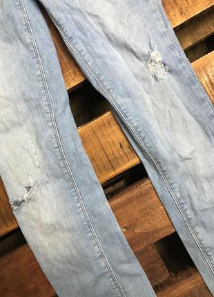 Жіночі джинси (штани, брюки) river island (рівер айленд срр ідеал оригінал блакитні)4 фото