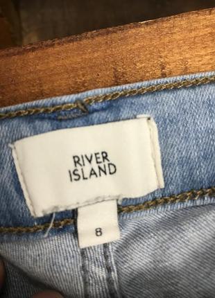 Жіночі джинси (штани, брюки) river island (рівер айленд срр ідеал оригінал блакитні)3 фото