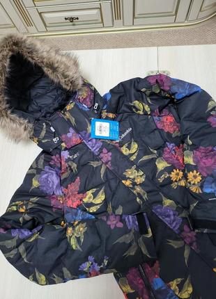 Новая женская зимняя куртка пуховик columbia lay d d down floral print xs5 фото