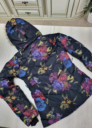 Новая женская зимняя куртка пуховик columbia lay d d down floral print xs6 фото